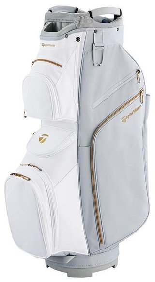 TaylorMade Kalea Gold damski cart bag, szaro/biały