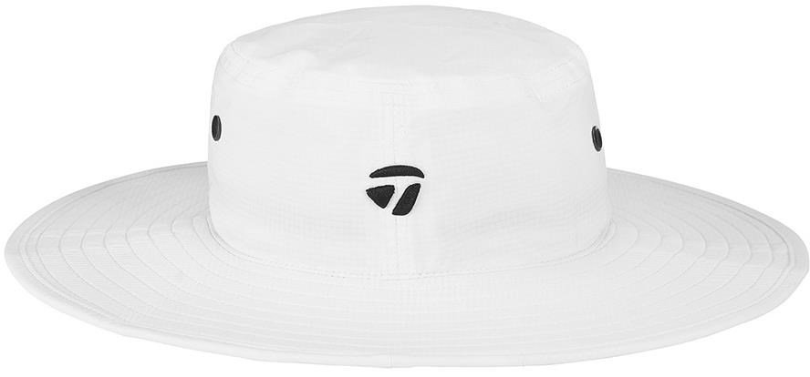TaylorMade Metal Eyelit Bucket golf hat, white, L/XL