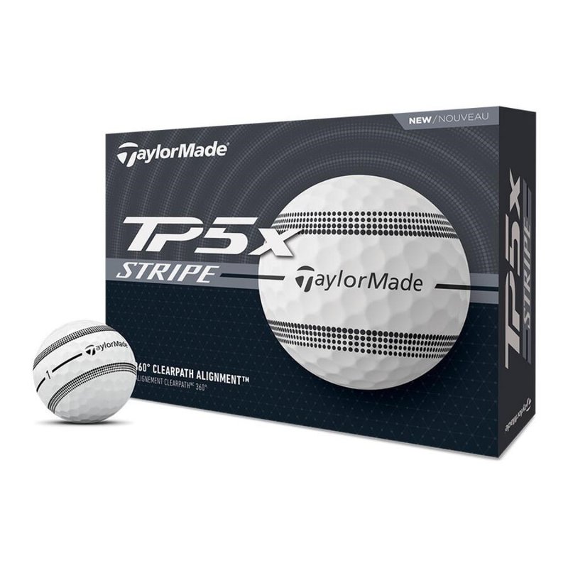 TaylorMade TP5x Stripe piłki golfowe