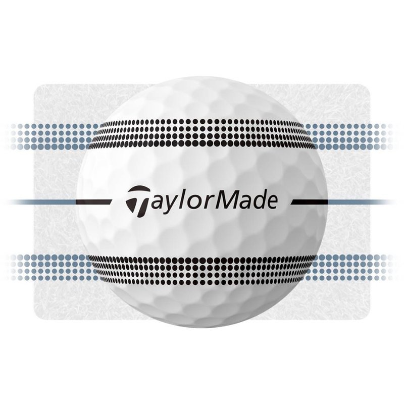 TaylorMade TP5x Stripe piłki golfowe