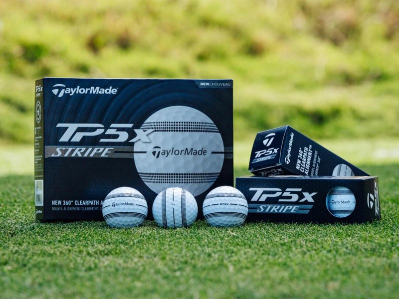 TaylorMade TP5x Stripe piłki golfowe