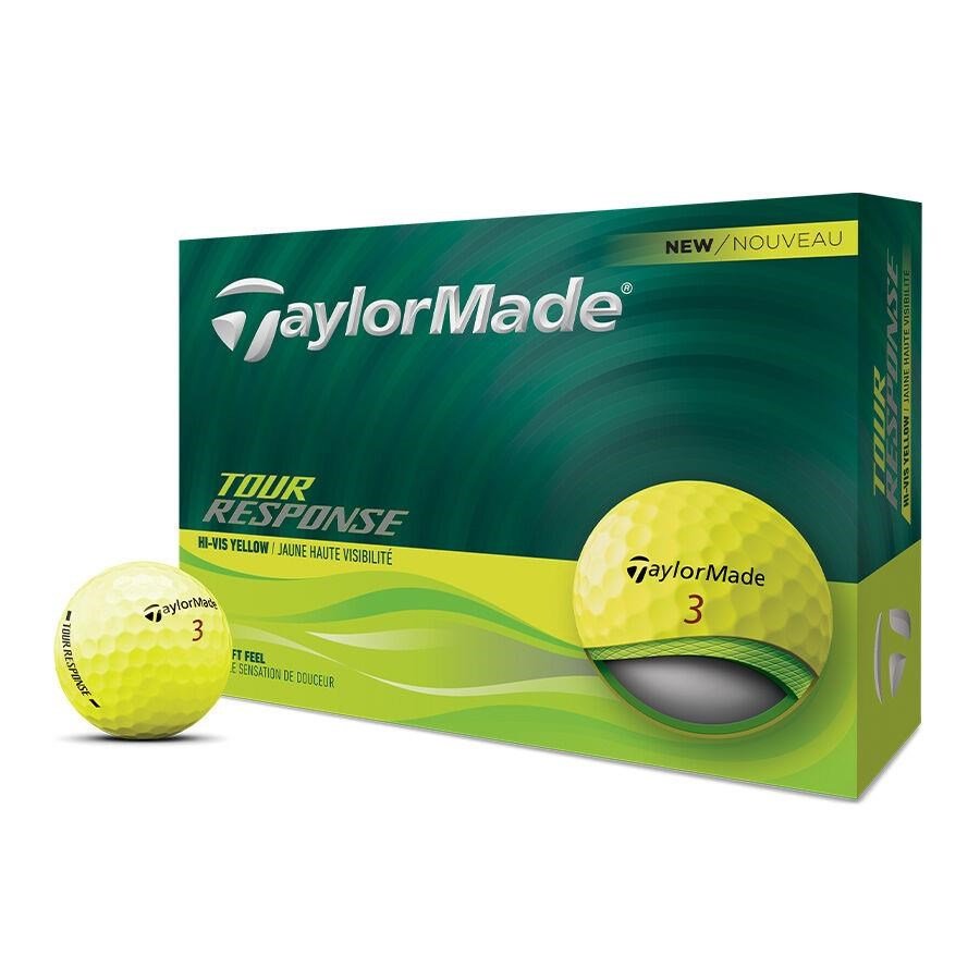 TaylorMade Tour Response piłki golfowe, żółte