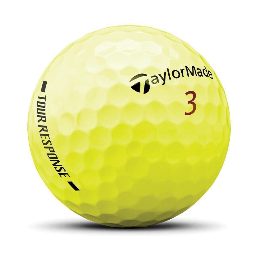 TaylorMade Tour Response piłki golfowe, żółte