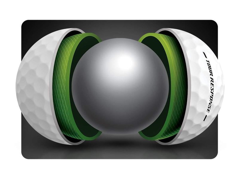 TaylorMade Tour Response piłki golfowe, żółte