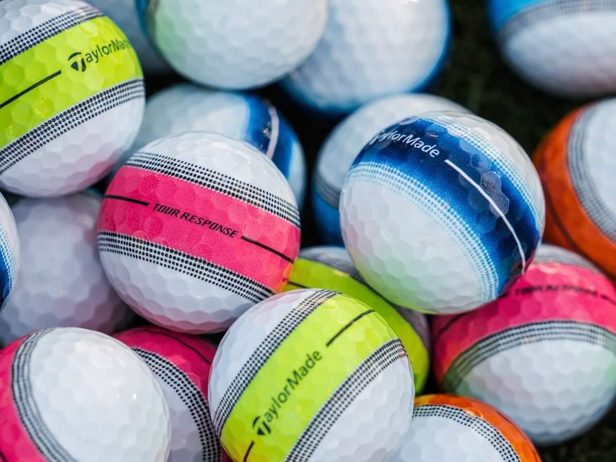 TaylorMade Tour Response Neon Stripe piłki golfowe, multi-pack