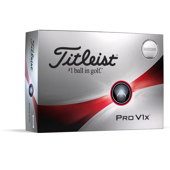 Titleist Pro V1x Enhanced Alignment piłki golfowe