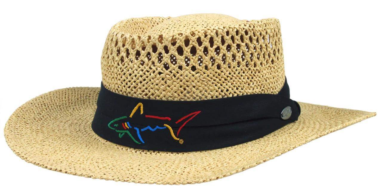 Greg Norman Signature Straw kapelusz, natural