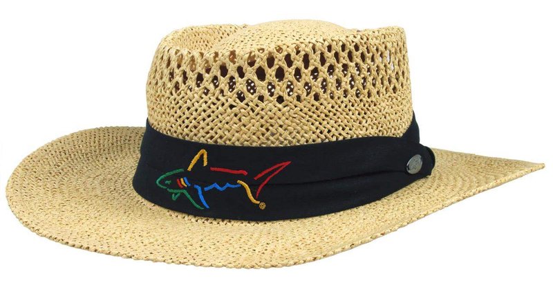 Greg Norman Signature Straw kapelusz, natural