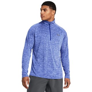 Under Armour Tech 2.0 1/2 Zip męskie polo, niebieskie