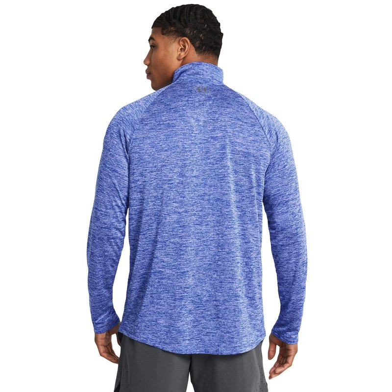 Under Armour Tech 2.0 1/2 Zip męskie polo, niebieskie