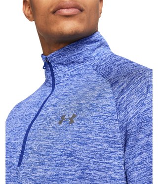 Under Armour Tech 2.0 1/2 Zip męskie polo, niebieskie