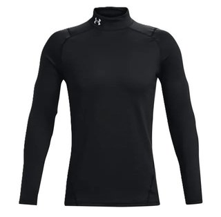 Under Armour CG Armour Fitted Mock męski T-shirt funkcjonalny, czarny