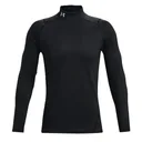 Under Armour CG Armour Fitted Mock męski T-shirt funkcjonalny, czarny