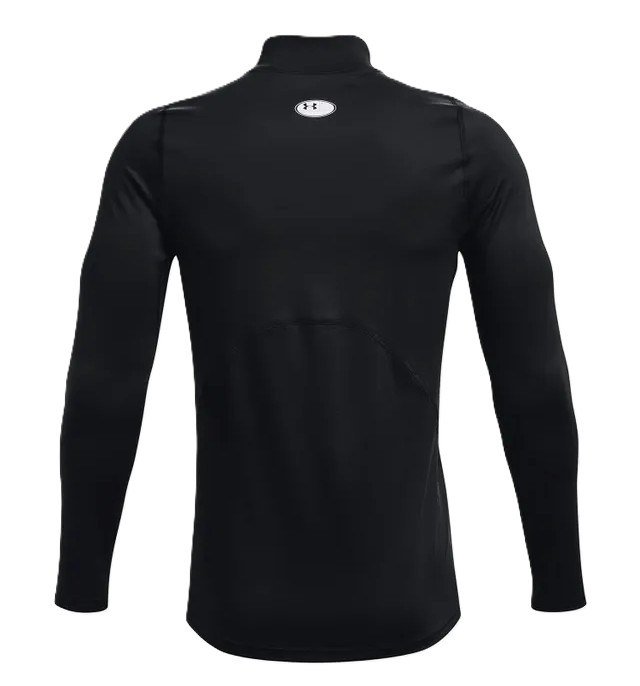 Under Armour CG Armour Fitted Mock męski T-shirt funkcjonalny, czarny