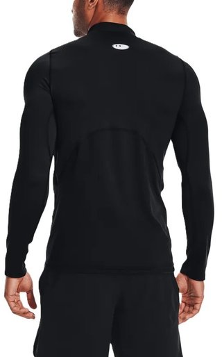 Under Armour CG Armour Fitted Mock męski T-shirt funkcjonalny, czarny