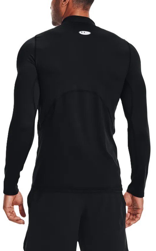 Under Armour CG Armour Fitted Mock męski T-shirt funkcjonalny, czarny