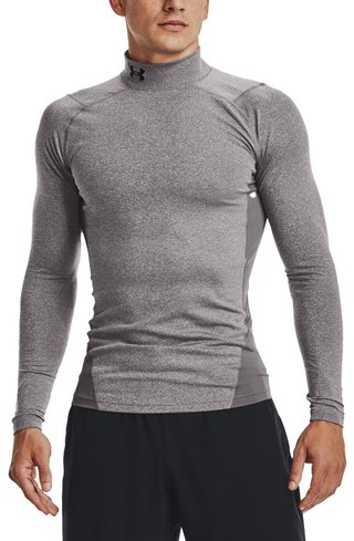 Under Armour CG Armour Fitted Mock męski T-shirt funkcjonalny, szary