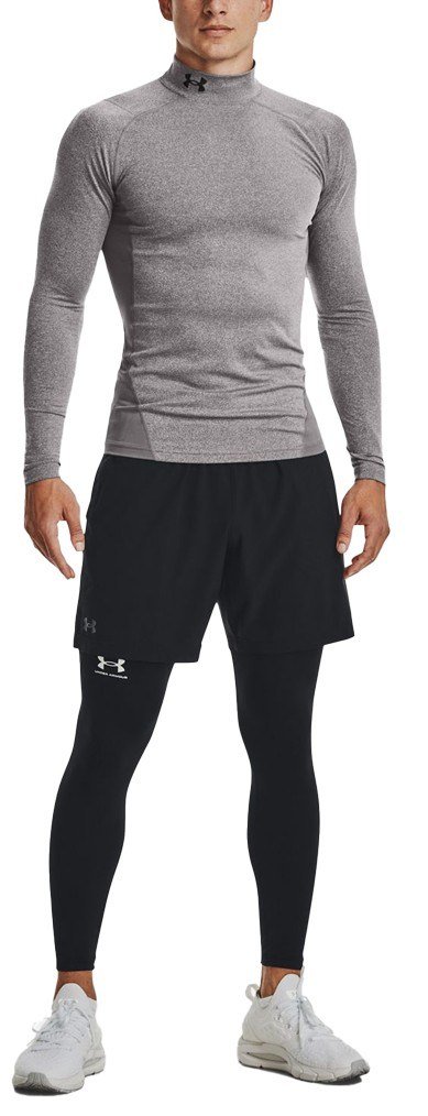 Under Armour CG Armour Fitted Mock męski T-shirt funkcjonalny, szary