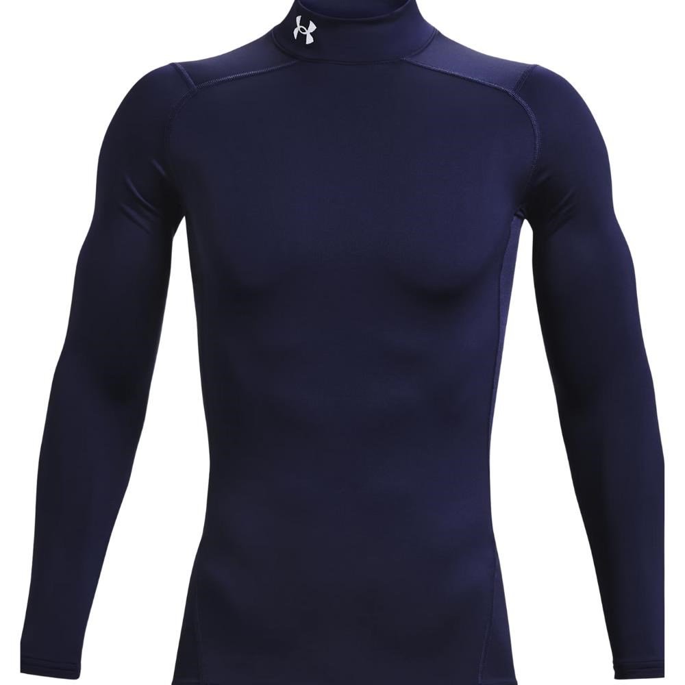 Under Armour ColdGear® Compression Mock męska zimowa koszulka kompresyjna, granatowa