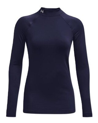Under Armour Authentics Mockneck damska thermo koszulka, granatowa