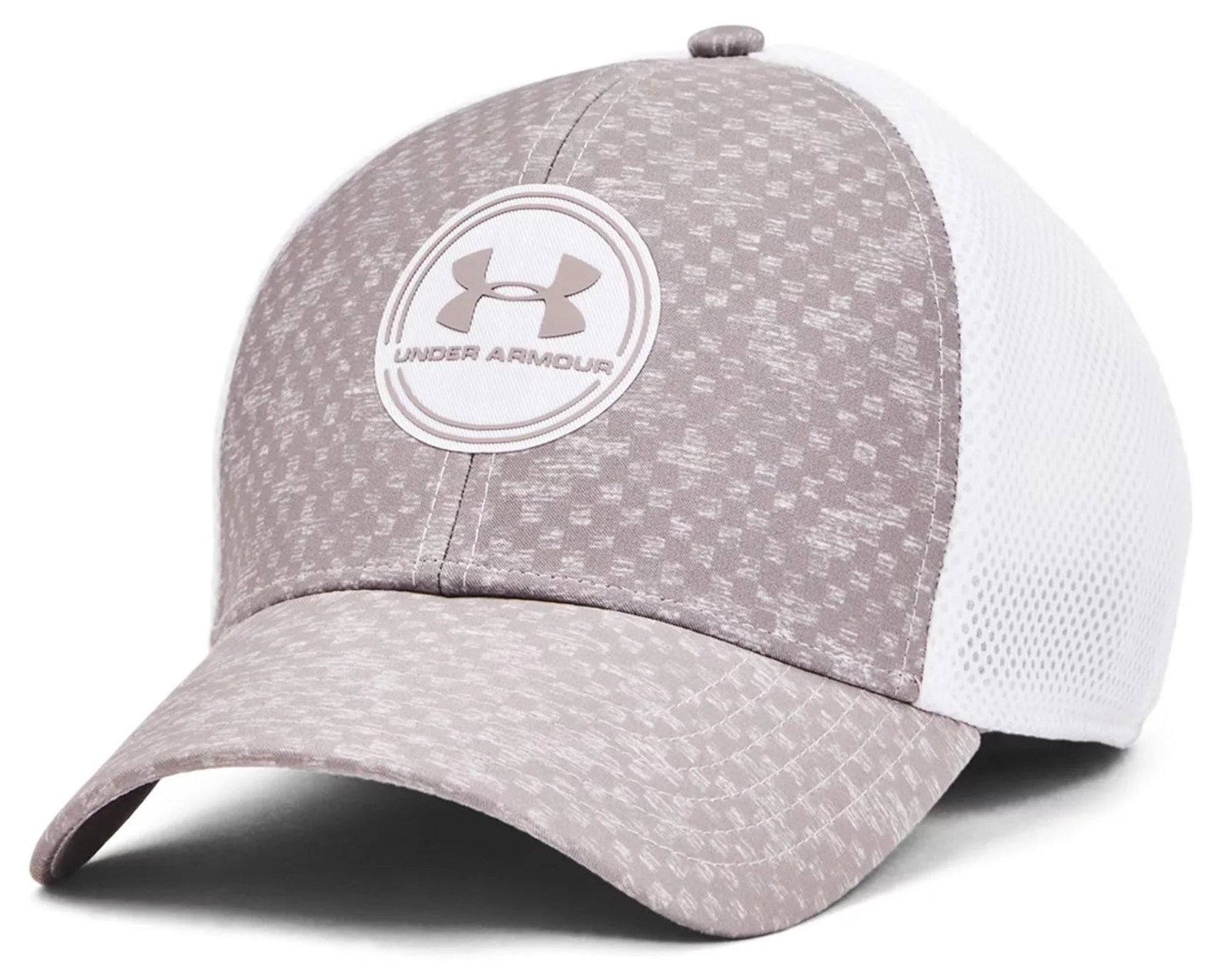 Under Armour Iso-Chill Driver Mesh męska czapka z daszkiem, biało/szary