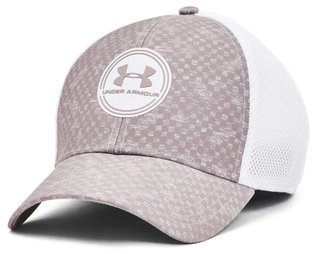 Under Armour Iso-Chill Driver Mesh męska czapka z daszkiem, biało/szary