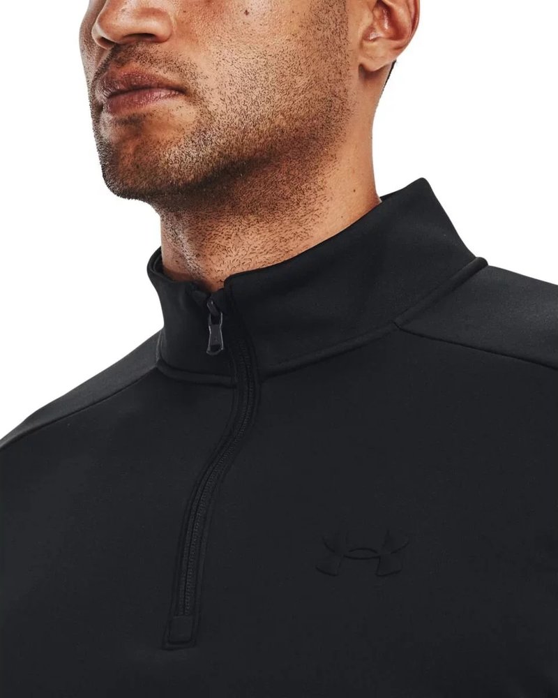 Under Armour Fleece 1/4 Zip męska bluza, czarna