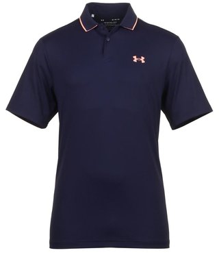 Under Armour Iso-Chill męskie polo, midnigt navy/flare orange