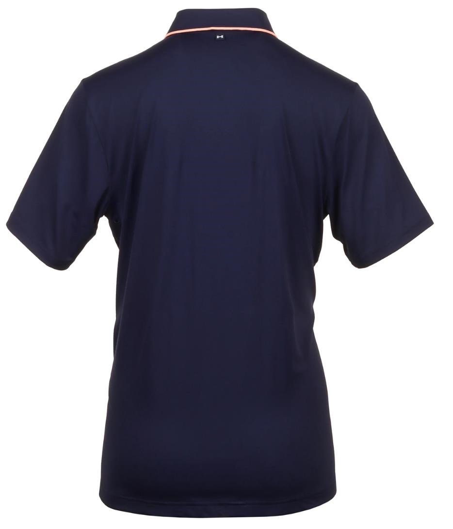 Under Armour Iso-Chill męskie polo, midnigt navy/flare orange