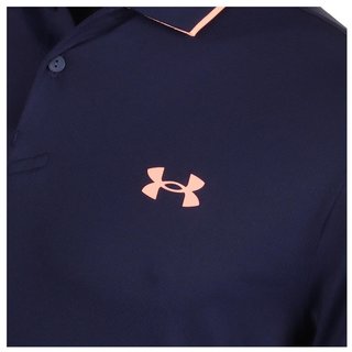 Under Armour Iso-Chill męskie polo, midnigt navy/flare orange