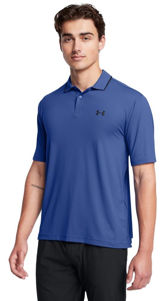 Under Armour Iso-Chill Polo męskie polo, niebiesko/czarne