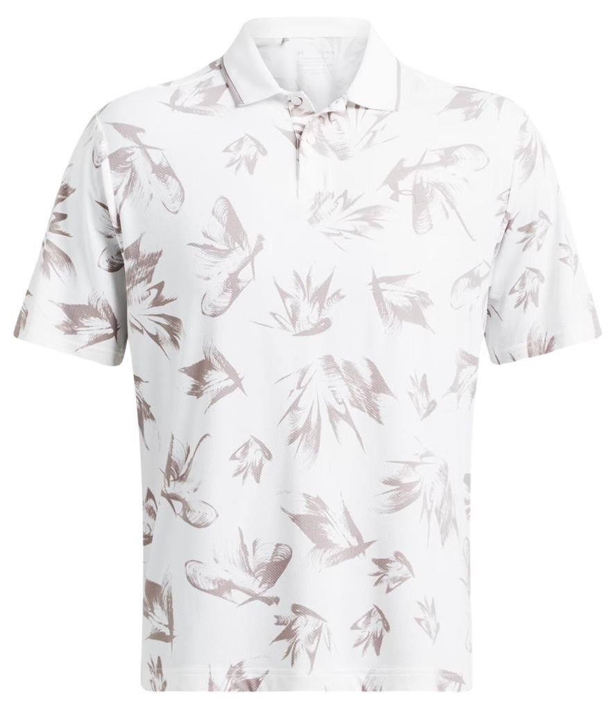 Under Armour Iso-Chill Edge męskie polo, white/tetra gray