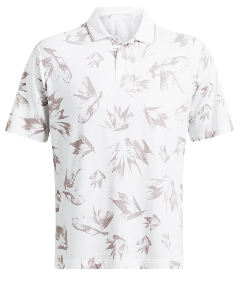 Under Armour Iso-Chill Edge męskie polo, white/tetra gray