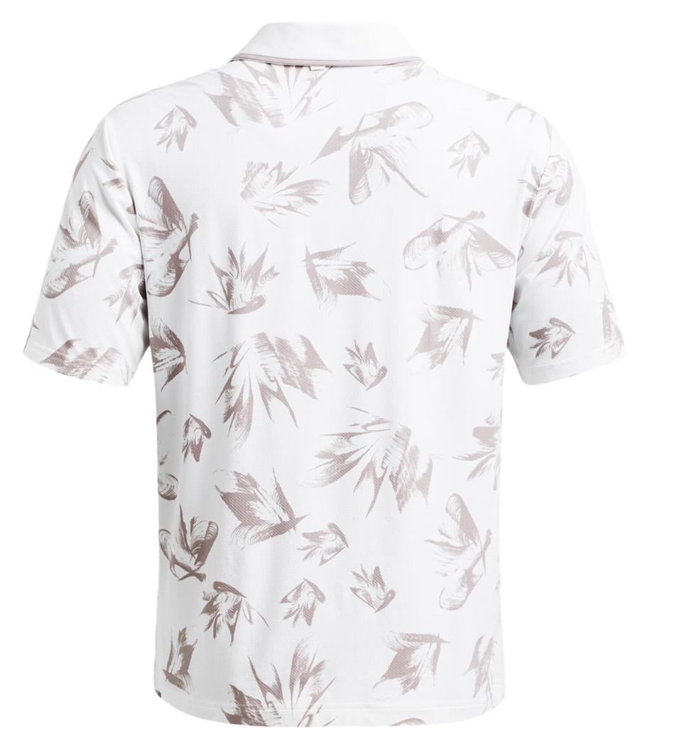 Under Armour Iso-Chill Edge męskie polo, white/tetra gray
