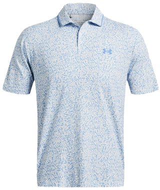 Under Armour Iso-Chill Verge męskie polo, biało/retro niebieskie