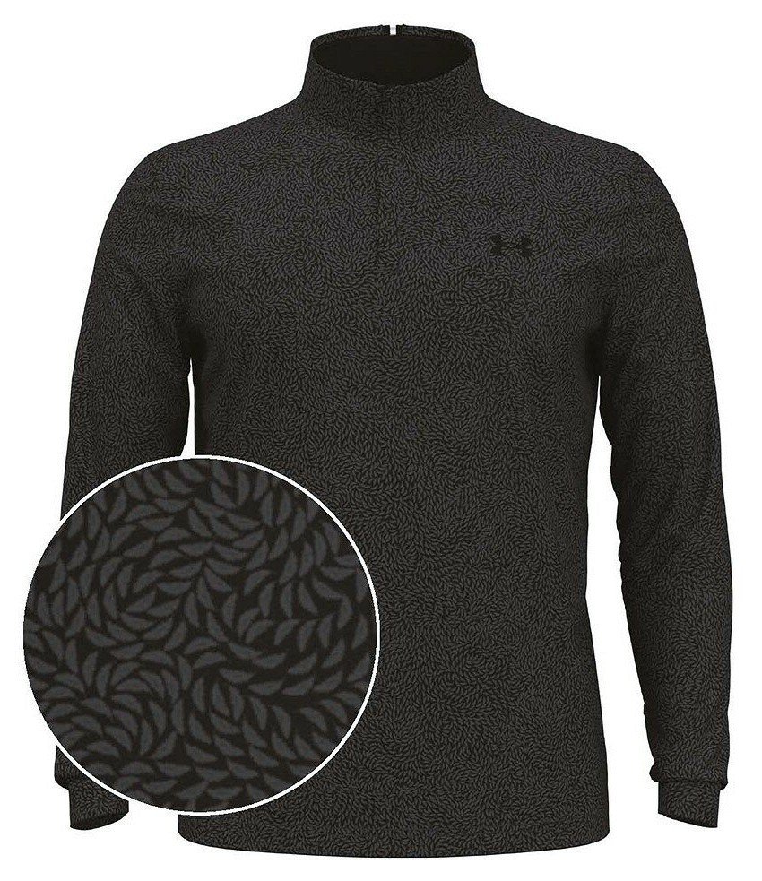 Under Armour Playoff Printed 1/4 Zip męska bluza, czarna/castlerock