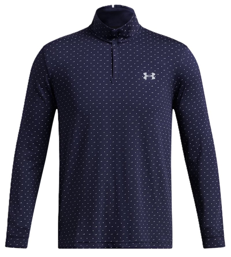 Under Armour Playoff Printed 1/4 Zip męska bluza, granatowo/biała