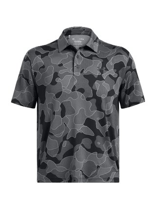 Under Armour Playoff 3.0 Printed męskie polo, czarne