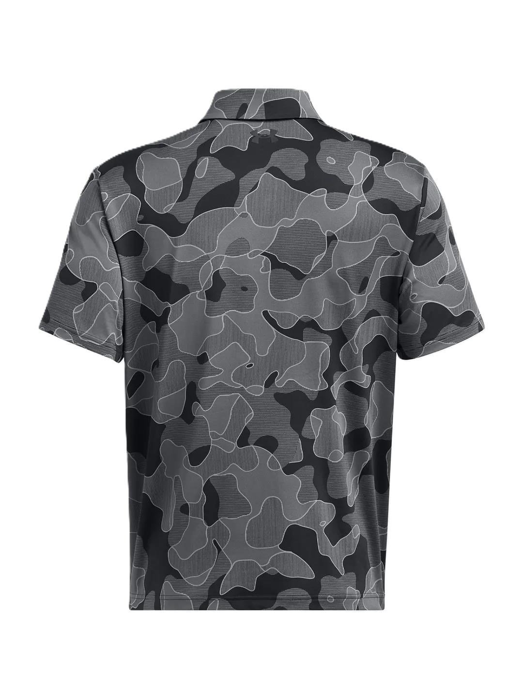 Under Armour Playoff 3.0 Printed męskie polo, czarne