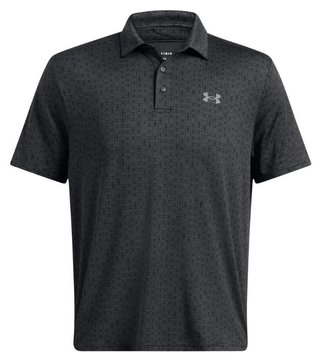 Under Armour Playoff 3.0 Printed męskie polo, anthracite/black/castlerock