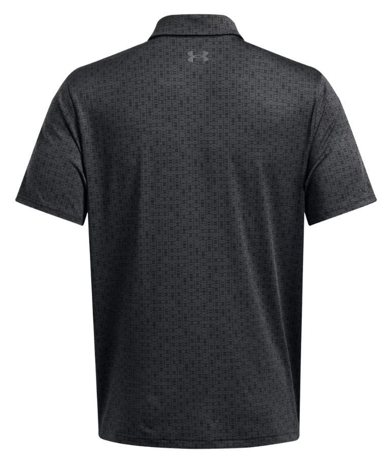 Under Armour Playoff 3.0 Printed męskie polo, anthracite/black/castlerock