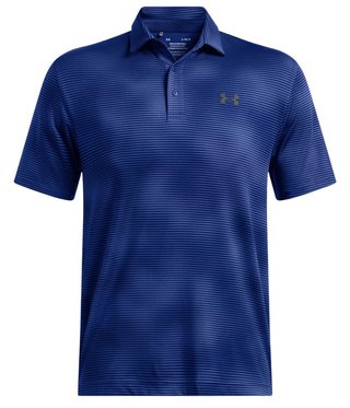 Under Armour Playoff 3.0 Printed męskie polo, niebiesko/czarne