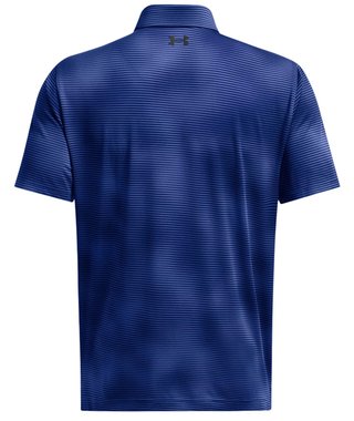 Under Armour Playoff 3.0 Printed męskie polo, niebiesko/czarne