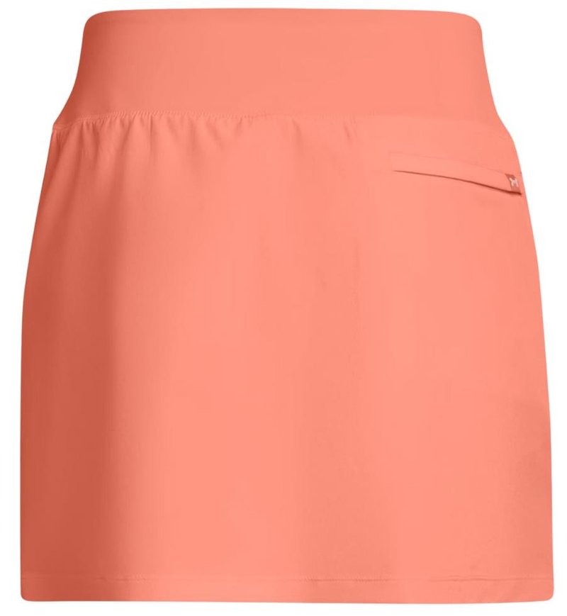 Under Armour Empower spódnica golfowa, flare orange/halo gray