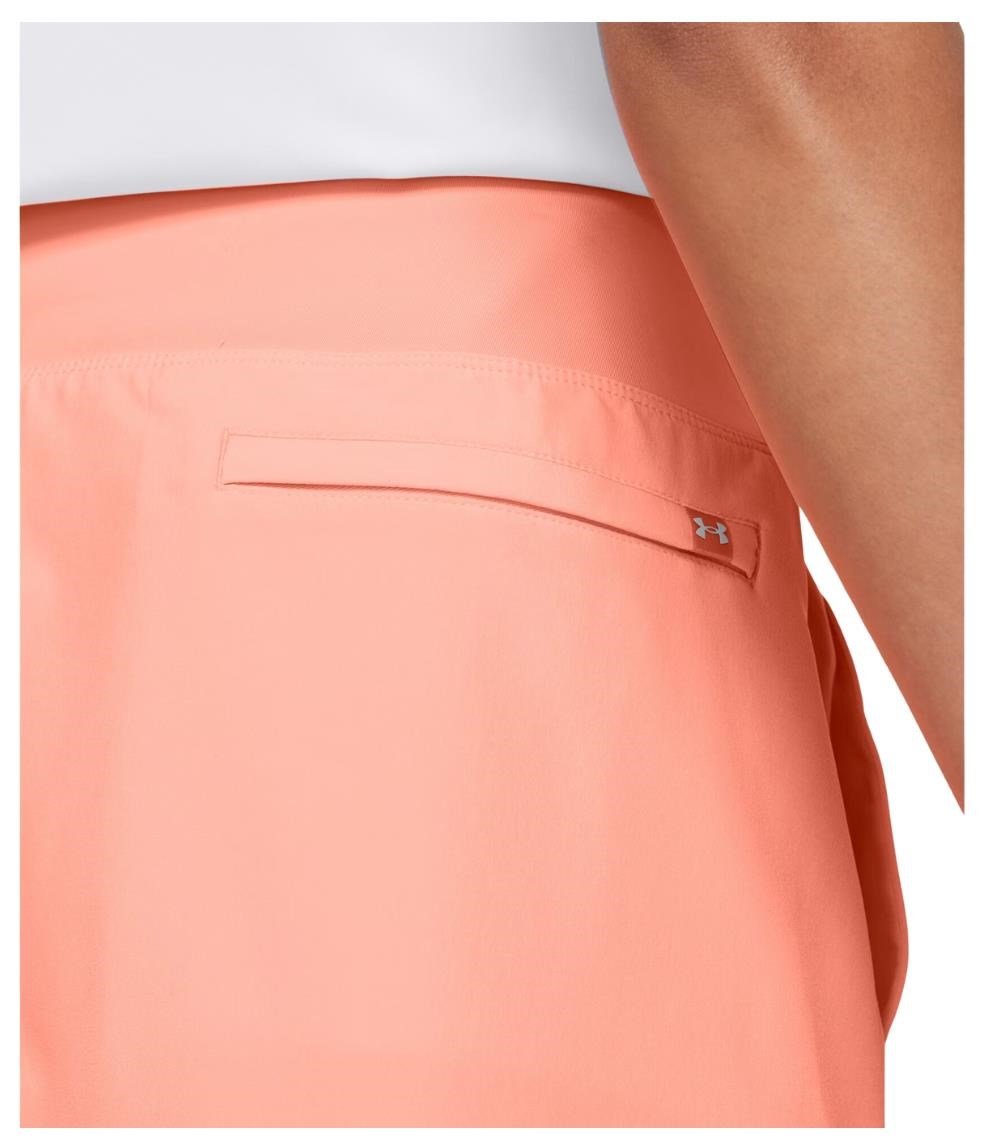 Under Armour Empower spódnica golfowa, flare orange/halo gray