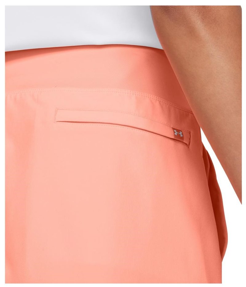 Under Armour Empower spódnica golfowa, flare orange/halo gray