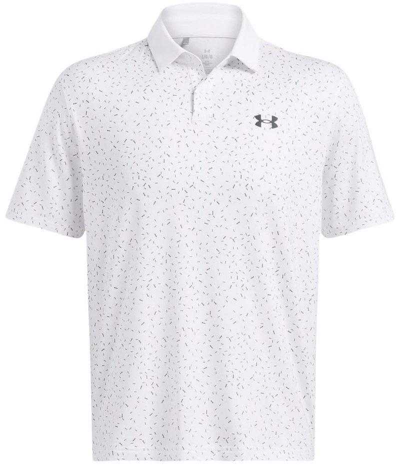 Under Armour T2G Printed męskie polo, białe