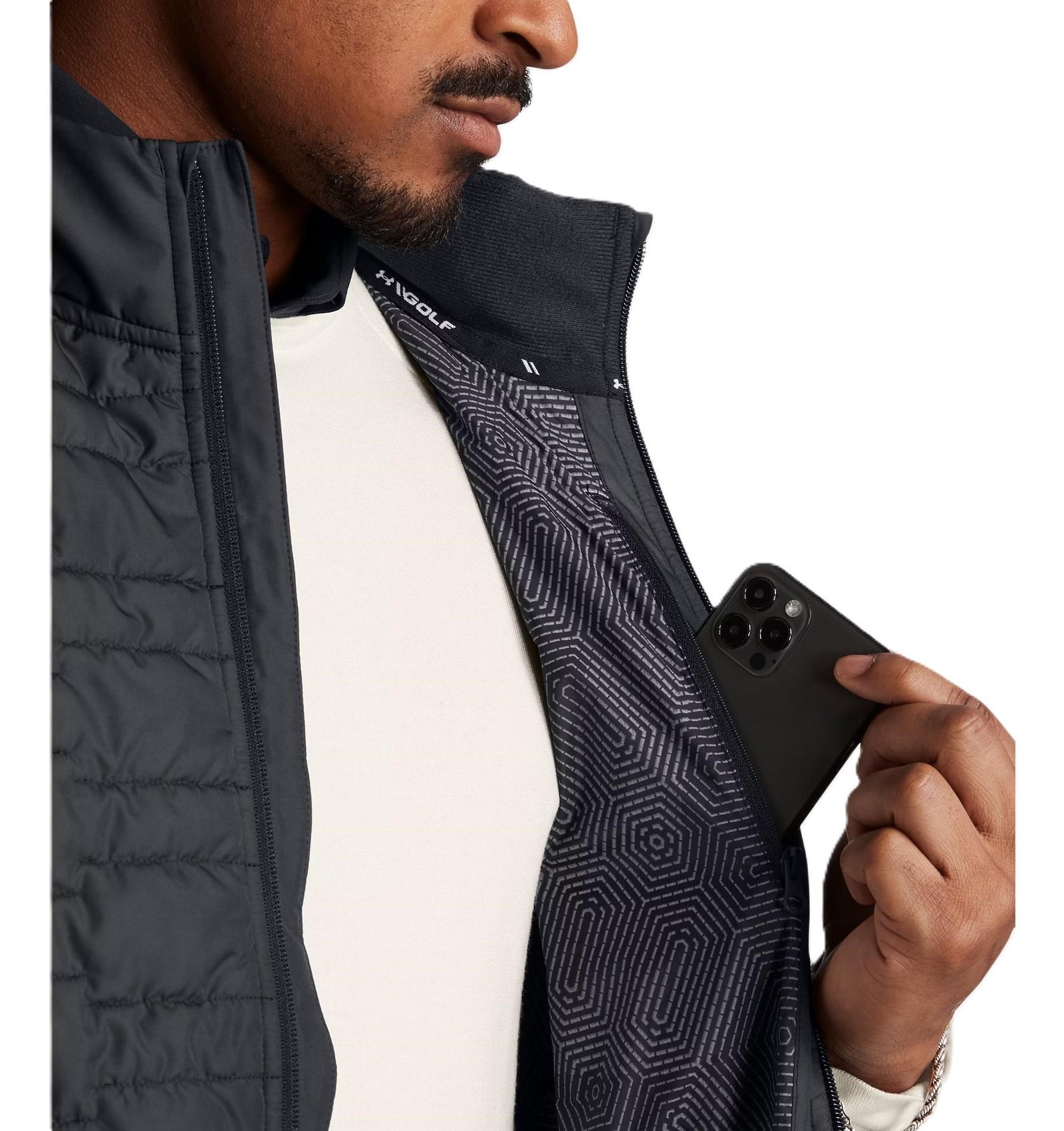 Under Armour Drive Pro Insulated męska kamizelka, czarna