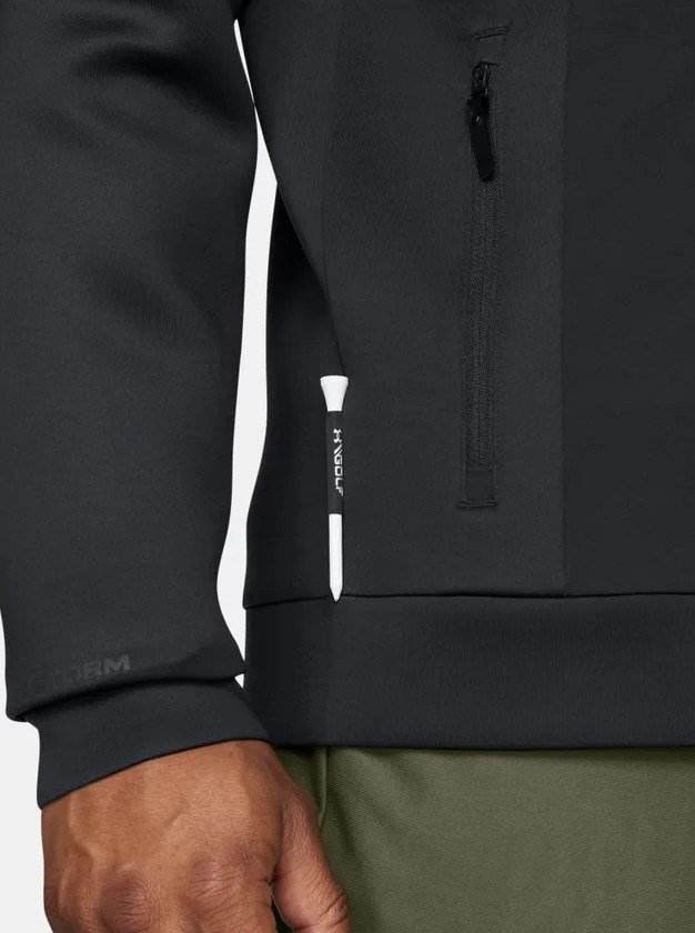 Under Armour Drive Pro Storm męska kurtka hybrydowa, czarna