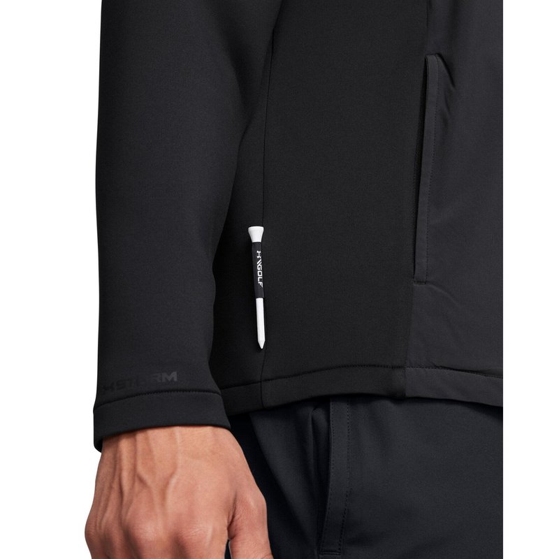 Under Armour Drive Pro Storm Hybrid 1/2-Zip męska bluza, szaro/czarna